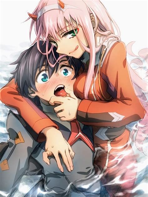 Zero Two X Hiro Darling In The Franxx Gg Anime Darling In The Franxx Zero Two Anime