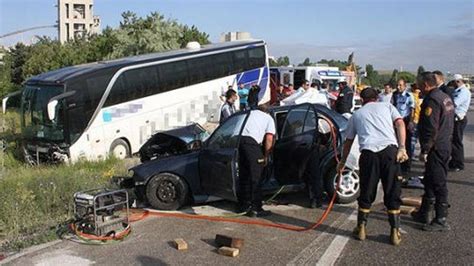 Ankara da trafik kazası 4 ölü Önce Vatan Gazetesi