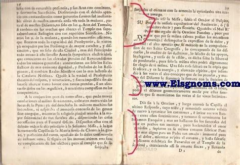 Breve Y Descriptiva Relacion De Las Solemnes Exequias Que La Religiosa