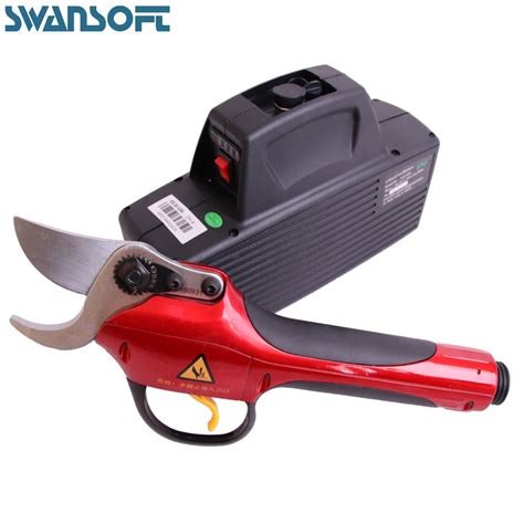 Swansoft 36V Electric Rechargeable Pruning Shears Secateur Branch