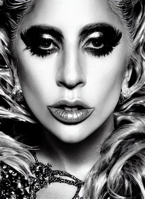 Lady Gaga Photoshoot By Nick Knight Editorial Studio Stable Diffusion