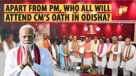 Odisha Cm Mohan Majhis Oath Ceremony Apart From Pm Modi Cms Of Which