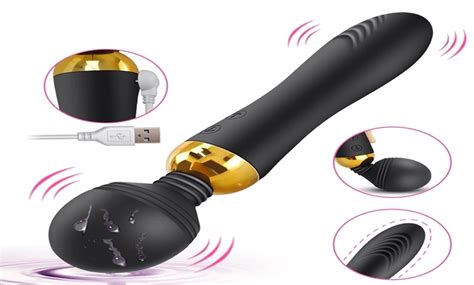 18 Speeds Powerful Double Head Vibrator Av Magic Wand G Spot Sex Toy