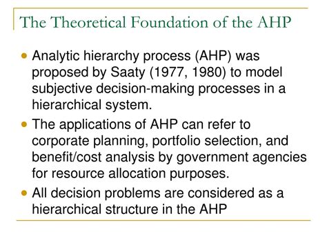 Ppt Decision Making By Ahp And Anp Powerpoint Presentation Free