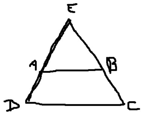 MATHEMATIQUES : ABCD est un trapèze de bases [AB] et [CD] tel que: AB=6 ...