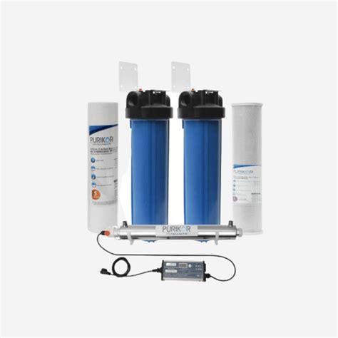 Kit purificador Purikor para casas con 2 baños Control del Agua HMO