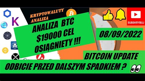 KRYPTOWALUTY ANALIZA BITCOIN UPDATE BITCOIN ANALIZA TECHNICZNA