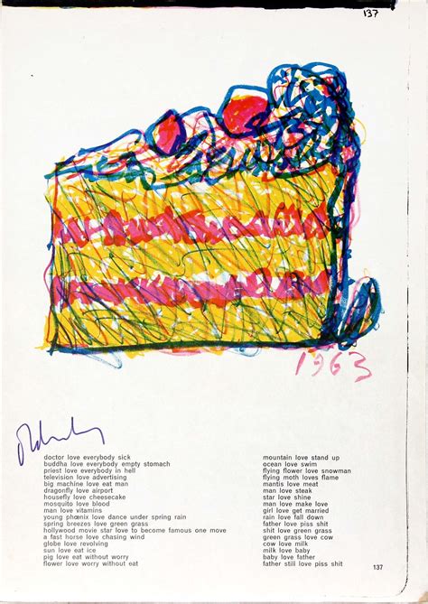 Claes Oldenburg Claes Oldenburg Slice Of Cake From One Cent Life