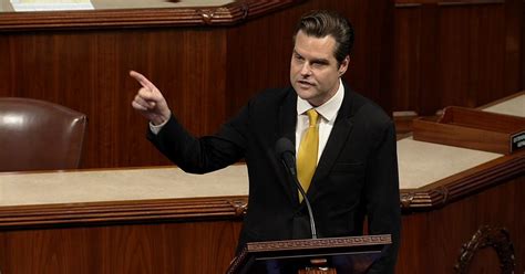 Matt Gaetz Resignation Statement Read on House Floor | C-SPAN.org