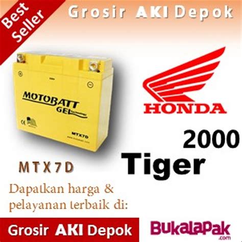 Jual Aki Tiger Honda Motobatt Mtx D Gel Kering Motor Motobat