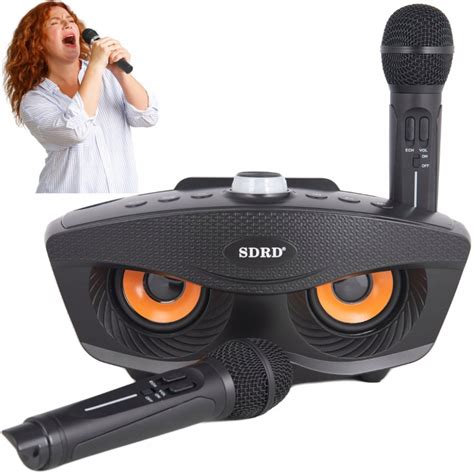 Karaoke Bezprzewodowy Zestaw G O Nik Mikrofony Bluetooth Na Imprezy