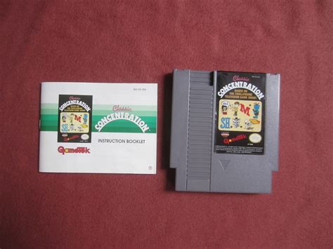 Gra Na Konsole Nintendo Nes Classic Concentration Instrukcja Ntsc Uc