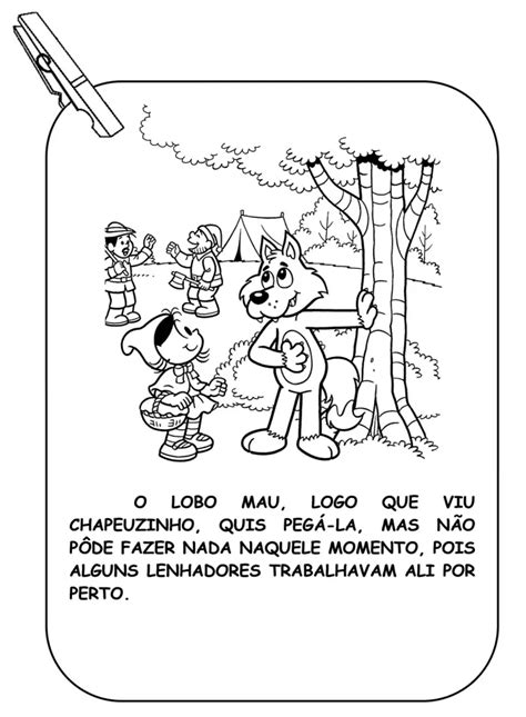 Colorir Turma Da M Nica Em Chapeuzinho Vermelho