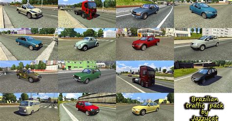 Mod Pack de Carros e Ônibus Brasileiros V 1 5 Para o Tráfego Para V 1