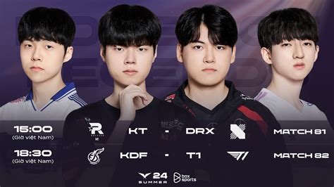 Bình Luận Tiếng Việt KT vs DRX KDF vs T1 Tuần 9 Ngày 1 LCK Mùa