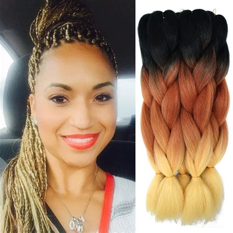 Ombre Xpression Braiding Hair Kanekalon Lots Expression Braiding Hair ...