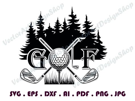 Golf Logo 1 Svg Golfer Svg Golf Svg Golfing Svg Golf Cut Etsy