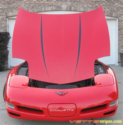 C5 Corvette Hood Spear Stripe 1 - VetteStripes.com