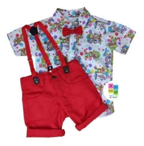 Conjunto Infantil Patati Patat Social Menino Tem Tico Frete Gr Tis