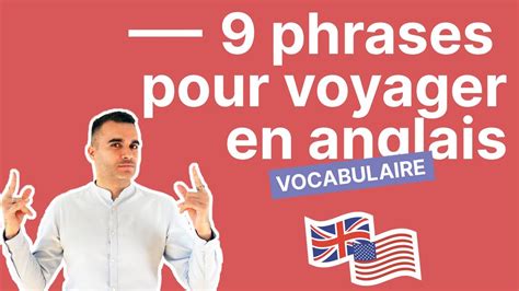 Les Phrases Les Plus Importantes Pour Voyager En Anglais Youtube