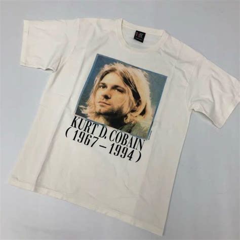 Vintage Kurt Cobain End Of Music Memorial Tee By Tee Jays Women S