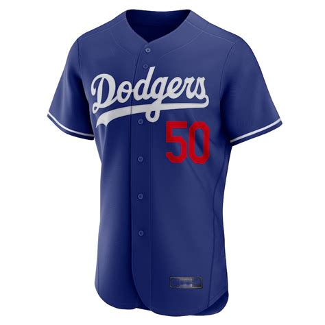 Los Angeles Dodgers # 50 Mookie Betts Royal Alternate Authentic Player ...