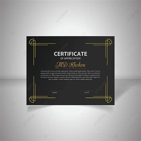 Blue Certificate Template Template Download on Pngtree