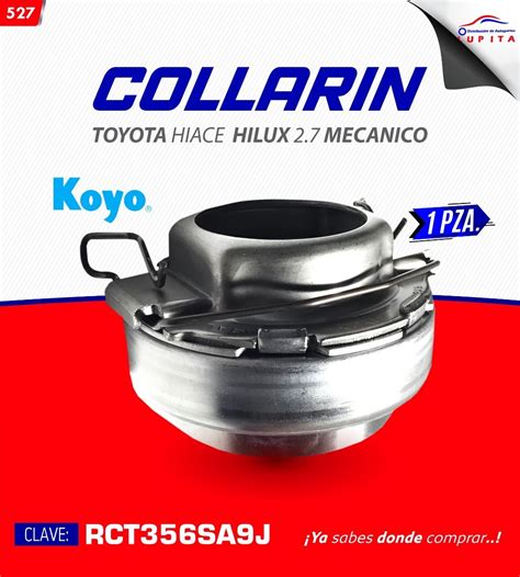 Collarin Toyota Hiace Hilux 2 7 Mecanico Marca Koyo Original JOSE8374