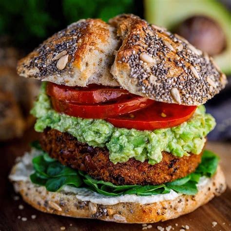 Plant Based Burger R Veganfoodie