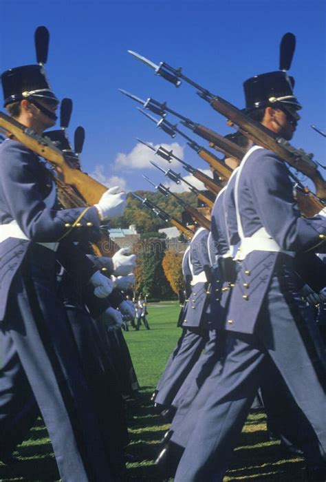 Cadets Marching In Formation Editorial Image Image Of United Point