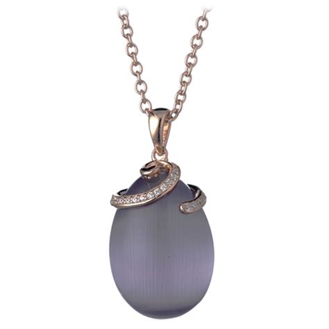 Tsars Collection Collana Olga Viola Spirale Handmade In Swiss