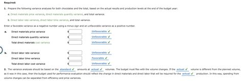 Solved Flexible Budgeting And Variance Analysis I Love My
