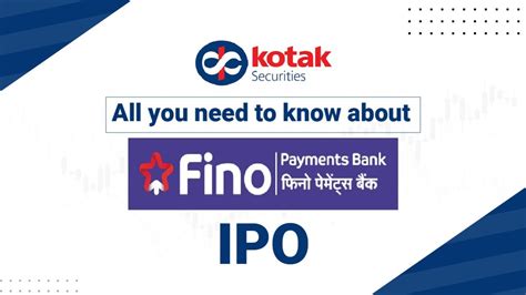 Fino Payments Bank Ipo All You Need To Know Youtube