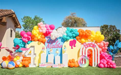 Karas Party Ideas Malibu Barbie Birthday Party Karas Party Ideas