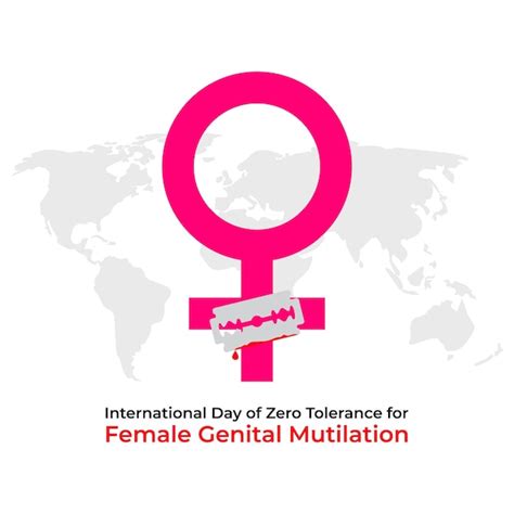 Premium Vector International Day Of Zero Tolerance For Female Genital