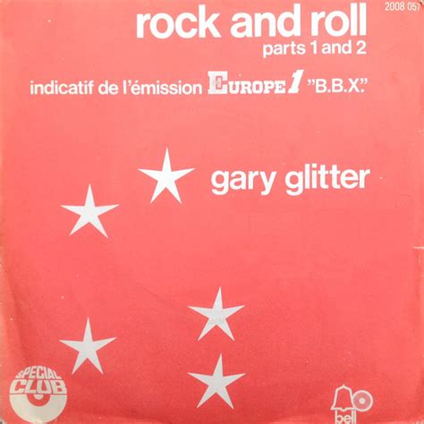 Gary Glitter Rock And Roll Parts And Vinyl Rpm Single