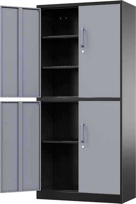 Lissimo 71 Metal Storage Cabinet Lockable File Cabinet Garage Tool