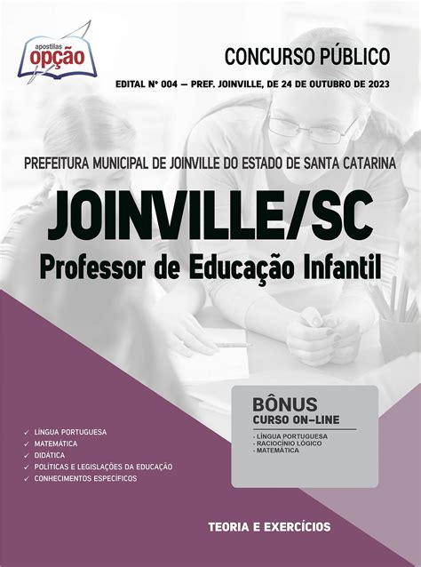 Apostila Joinville Sc Professor De Educação Infantil Solução Cursos