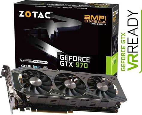 ZOTAC GeForce GTX 970 OMEGA Core Edition 4GB GDDR5 DVI HDMI 3