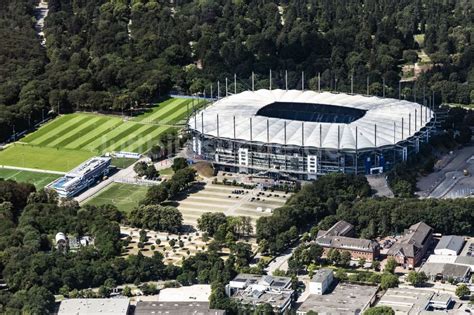 Hamburg Aus Der Vogelperspektive Stadion Volksparkstadion Des