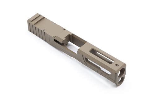 [ultralight] Slide For Glock 19 Gen 5 Fde Rmr Cut Steel City Arsenal