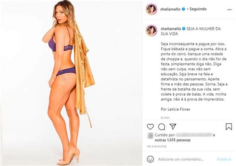 Aos 41 anos Sheila Mello posa de lingerie e ostenta corpão Seja a