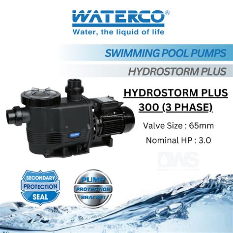 Waterco Hydrostorm Plus Phase Waterco Swimming Pool Pump