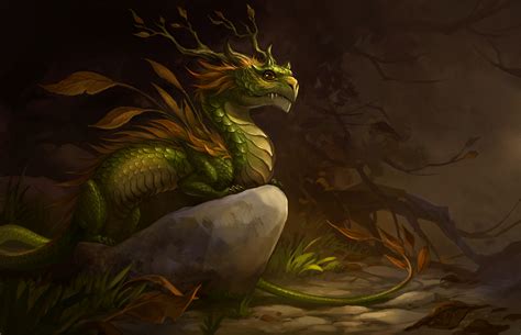 Autumn Dragon By Sandara On Deviantart