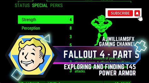 Fallout 4 Part 5 Exploring And Finding T45 Power Armor At USAF