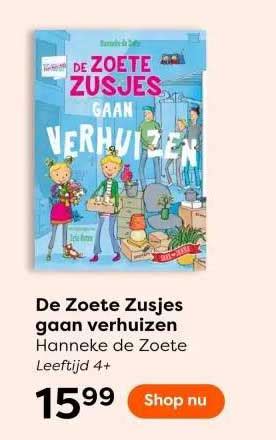 De Zoete Zusjes Gaan Verhuizen Aanbieding Bij The Read Shop Folders Nl