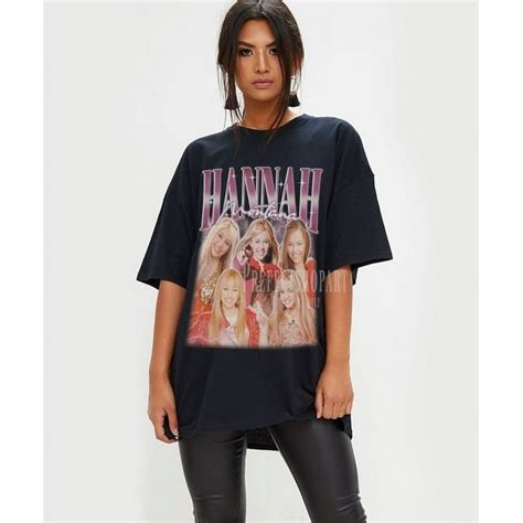 [BLACK] HANNAH MONTANA Shirt, Hannah Montana Homage T-Shirt, Vintage ...