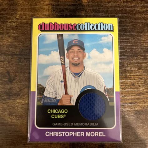 Topps Heritage Clubhouse Collection Ccr Cmo Christopher Morel Eur