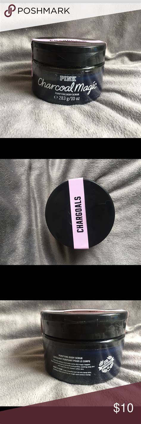 Pink Victorias Secret Charcoal Magic Body Scrub