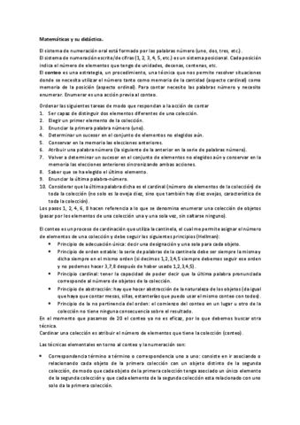 Teoria 1 Matematicas Y Su Didactica Pdf